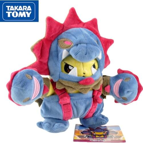 TAKARA TOMY Pokemon Plush Doll Cosplay Snorlax Charizard Garchomp Tyranitar Hydreigon Ampharos Maniac