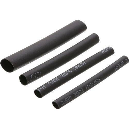 Round Diameter 1mm/1.5mm/2mm/2.5mm/3mm/3.5mm/4mm Length 5M Heat Shrink Tubing Shrinkable Tube Black Wire Wrap