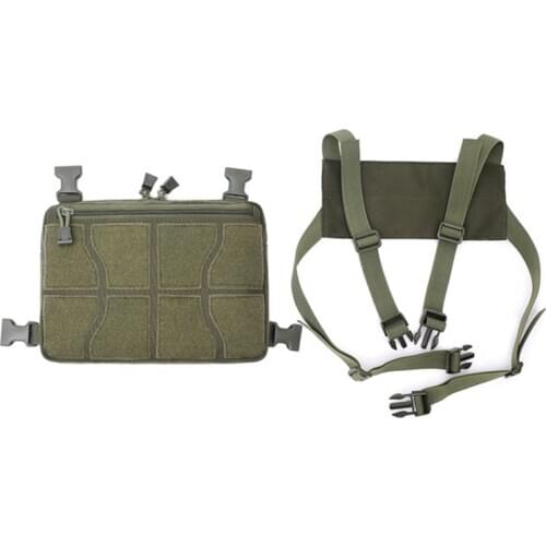 Hunting Military Nylon Chest Rig Bag Outdoor Waterproof Adjustable Vest Accessories Tactical Chest Rig Shoulder Bags