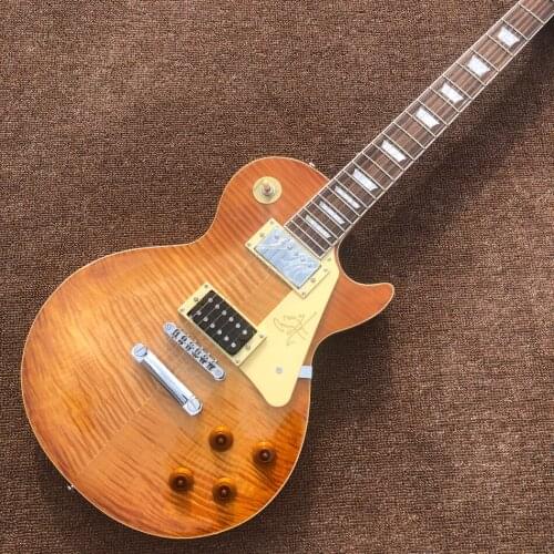 High quality Electric guitar,Rosewood fingerboard,Maple top,Dark sunburst,High quality,Free shipping