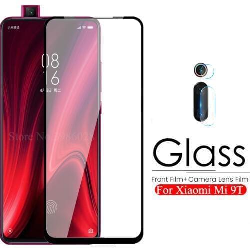 2-in-1 protective Glass For xiaomi mi 9t mi9t pro screen protector on xiomi mi 9 t mi9 t t9 9tpro camera lens tempered glas film
