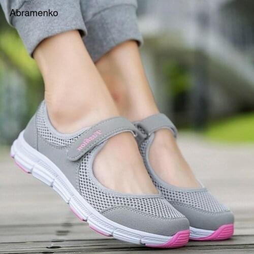 Women Sneakers Casual Shoes Female Fashion Mesh Summer Shoes Breathable Trainers Ladies Basket Femme Tenis Feminino Size 35-42