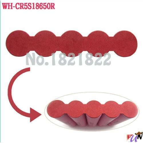 10pcs/alot 18650 5S insulating cover battery protection cover red cover
