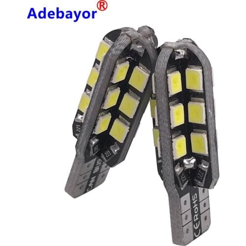 12 Pcs W5W T10 Car Led Bulbs 24 SMD Side Wedge Dome Light Reading Turn Signal Lamp 194 168 2835 White Warm White Iceblue 12V