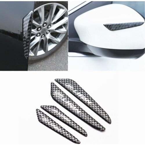 4PCS Car Door Anti-collision Bumper Strip Guards Side Protector Sticker for Lifan Solano X60 X50 520 620 320 Auto