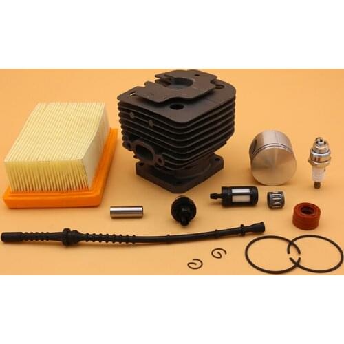 42mm Cylinder Piston Air Fuel Filter Line Oil Seal Spark Plug Kit Fit For Stihl FS450 FS 450 Trimmer Spare Part 4128 020 1211