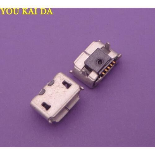 50pcs/lot charging port micro mini usb connector jack socket For blackberry 9100 9105 9860 9850 9670 replacement dock plug 5 pin