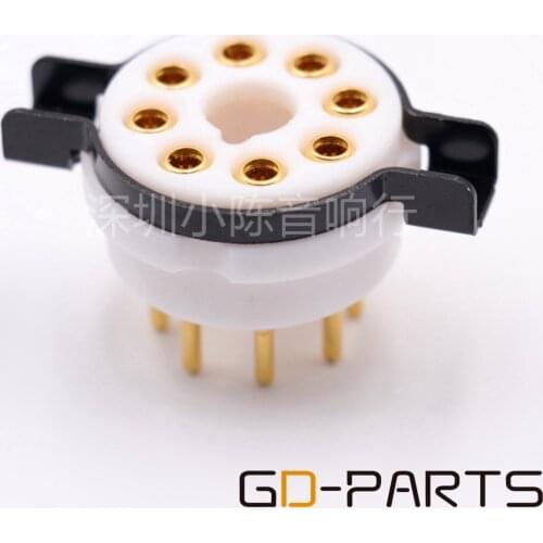 8-pin Electronic Tube Socket El34 KT88 Large 8-pin Electronic Tube Socket Bile Base Beryllium Copper Plating