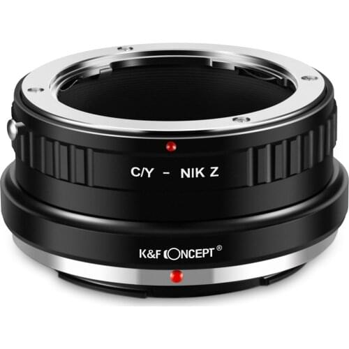 K&F Concept Lens Mount Adapter for Contax Yashica CY Mount Lens to Nikon Z6 Z7 Camera