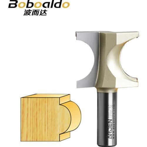 1pcs Two flute cutters Bead And Bull Nose Bit For cutting stair treads window sills and shelves Sunk Bead Bits Arden End mill