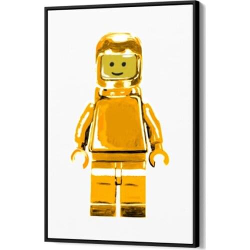 Oil Painting Funny Art Lego Famous Painting Pop Art On Canvas for Kids Room Wall Decoration Home Decorl Pictures