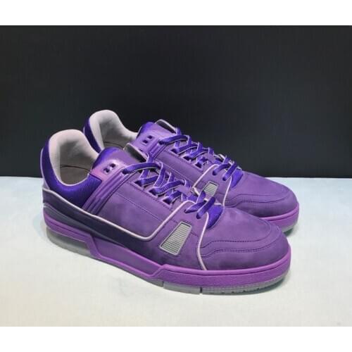 Leather Men and Women Couple Shoes Small White Shoes Lace-up Color Matching Casual Board Shoes Low Top All-match Mens Shoes