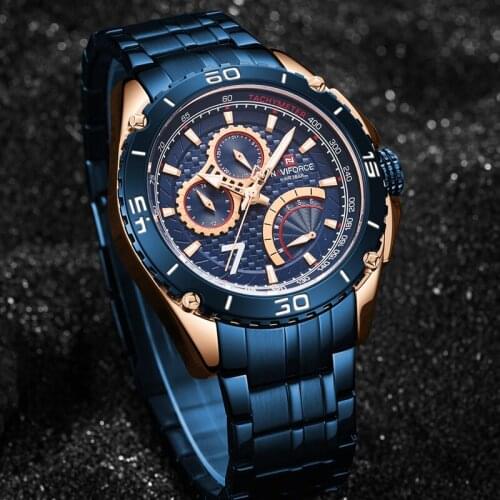 NAVIFORCE Brand Top Luxury Casual Mens Watches Date Fashion Luminous Clock Quartz Sport Waterproof Watch Men Relogio Masculino