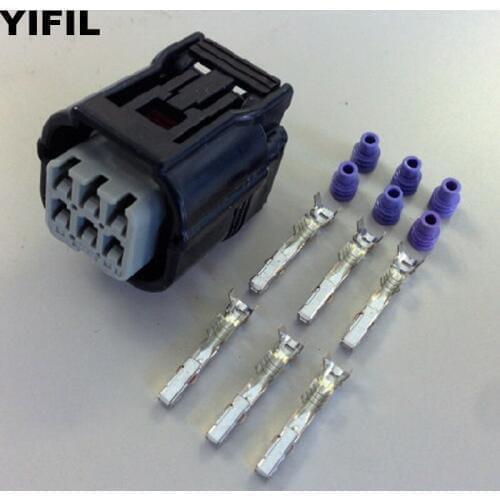 6 Pin/Way Female Taillight Lamp Connector Sumitomo HVG 040 Plug For Honda Motorcycle 6189-7040