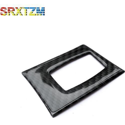 SRXTZM For Bmw E90 E92 E93 Carbon Fiber Key Hole Protection Circle Ignition Switch Decoration Circle 2005-2012 3 Series