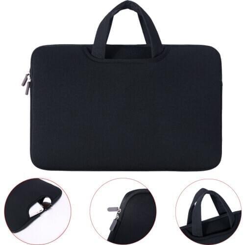 Laptop Bag Protective Handbag Sleeve Case Ultrabook Notebook Carrying Bags 11 13 14 15 15.6 inch For Macbook Air ASUS Acer Black