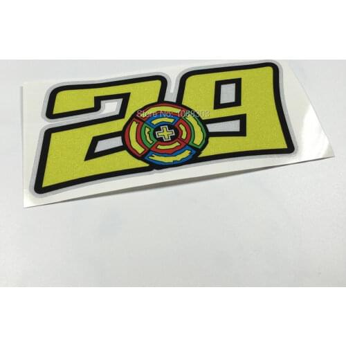 Motorcycle Bike Car Sticker Decals for Moto GP Andrea Iannone 29 Reflective Car Styling