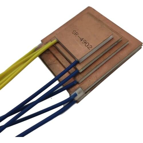 Pure Copper Ultra-thin Refrigerating Sheet TECu1-12706 40*40*2MM 5-12V Rapid Heat Conduction and Cooling