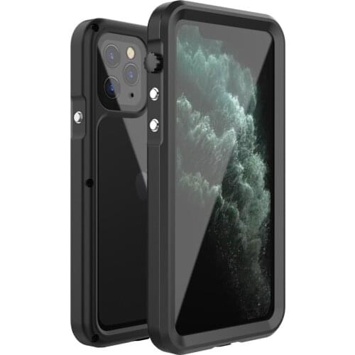 Ip68 Waterproof Mobile Phones Cases For Iphone 11 Pro Max 11 Coque Swimming Diving Waterproof Metal Cover For Iphone Xs Max Xr X