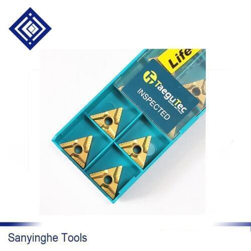 High quality sanyinghe 10pcs/lots TNMG160404R-VF TT8125/TNMG160404L-VF TT8125 cnc carbide turning inserts for ceramic
