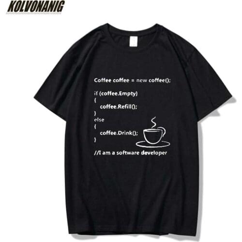 Programmer Coding Geek Style Funny Graphic Tee Casual Fit Shorts For Men Style Cotton Short Sleeve Plus Size Printed Tshirt Tops