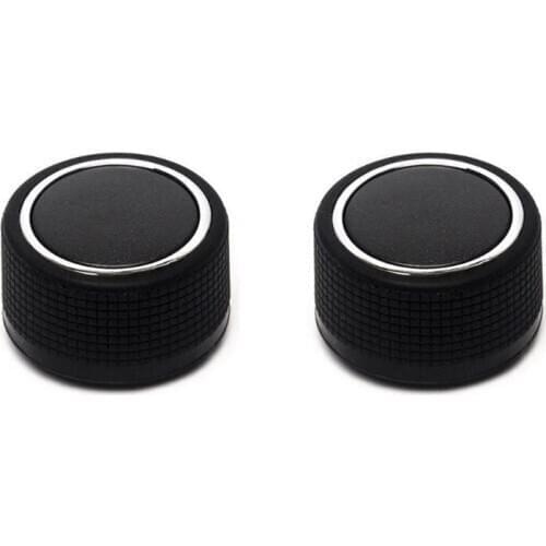 Rear Radio Volume Control Knob Pair Chrome for buick Cadillac Chevy GMC BR