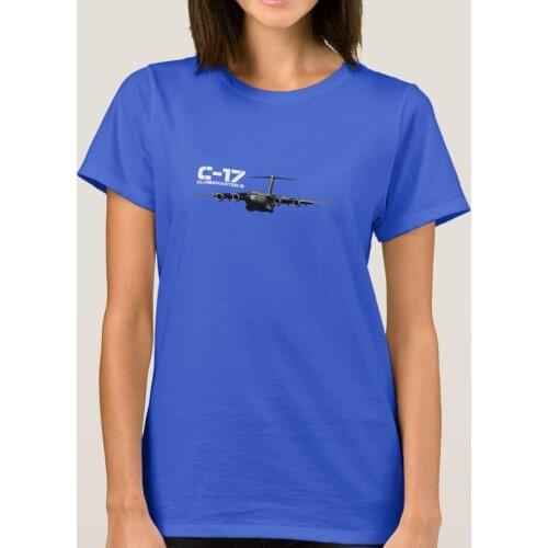 C-17 Globemaster III Large Military Transport Aircraft Womens T-Shirt