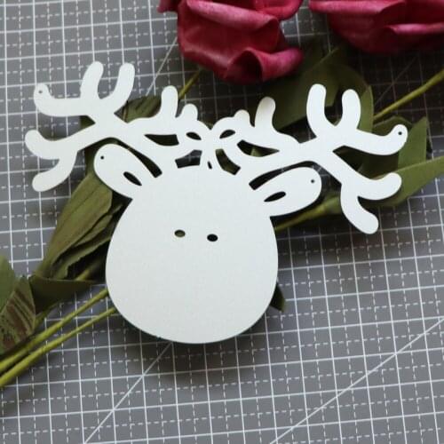 Animal Deer Christmas Metal Cutting Dies Scrapbooking Photo Album Embossing Paper Card Making Decor Nouveau Arrivage 2021 New