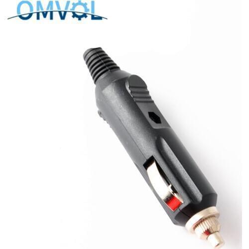 1pcs 12V Car Cigarette Lighter Plug Cigar Power Connector Fused With Light LED