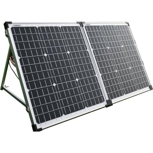 100W (2pcs 50W)Glass Solar Panel 12V Rigid Solar Panel Monocrystallne Battery Charger For Home/Caravan/Travel/Camping Easy Carry