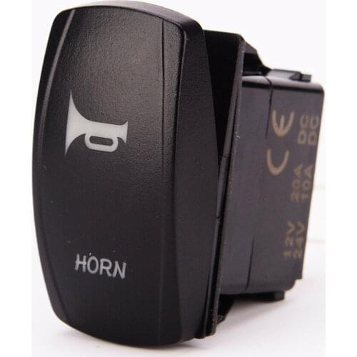 12V Horn switch ABS & anti-retardant Car Boat Bell LED Push Button Rocker Speaker High Quality