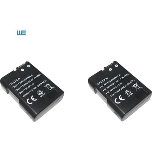2pcs/Lot EN-EL14 EN-EL14a EN EL14 Battery for Nikon P7200 P7700 P7100 D5500 D5300 D5200 D3200 D3300 D5100 D3500 D5600