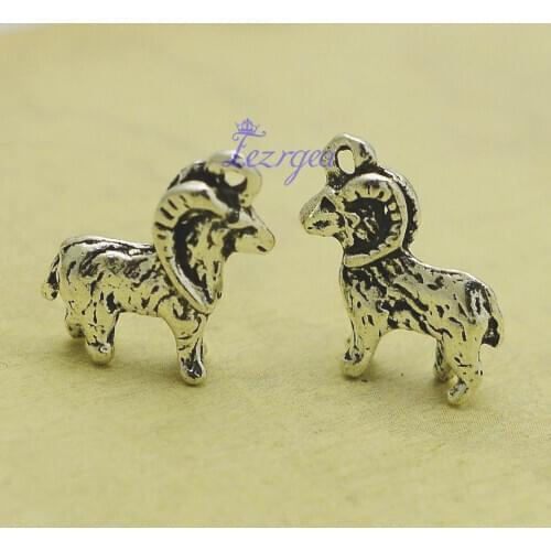 20pcs/lot--23x19mm, Antique silver plated sheep charm,DIY supplies,Jewelry accessories