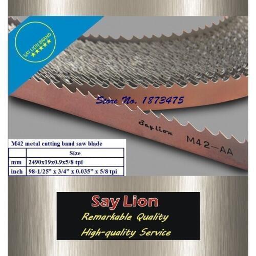 2490x19x0.9x5/8T HSS metal cutting band saw blade M42 Bi-Metal bandsaw