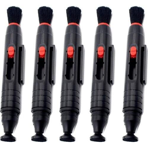 5pcs SANHOOII Brand Lens Cleaner Cleaning Retractable Brush Pen-Shape Fingerprint Dust Remover For VR DSLR Camera Clean