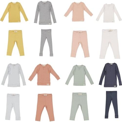Boys Girls Clothes Set Long Sleeve Tee Shirt and Leggings Pant Child Mar Brand Baby Kids Toddler Base Clothes Tops Trousers Set