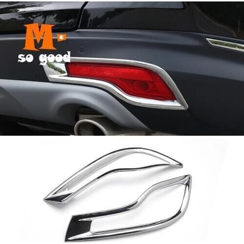 For Honda CR-V CRV 5th Gen 2017 2018 ABS Chrome Car Tail Back Rear Fog Light Lamp Trim Frame Styling sticker Cover accessories