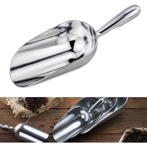 Commercial Grade Quality Kitchen Aluminum Multi Purpose Food Scoop Bartenders Ice Scoop Kitchen Tool High Quality Product