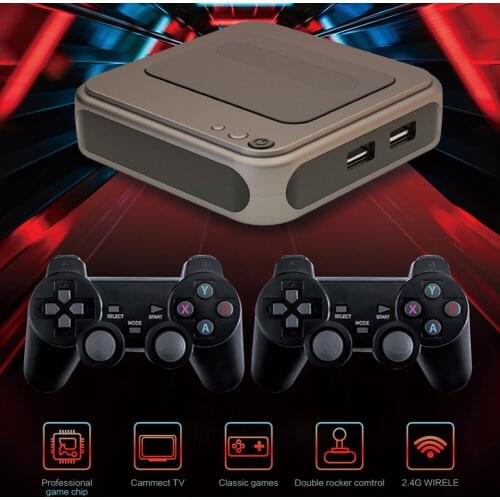 G7 Retro 4K HD TV Video Game Console Handheld For Game Player Wireless/Wired Controllers with 40000/11000+ Games for PS1 PSP