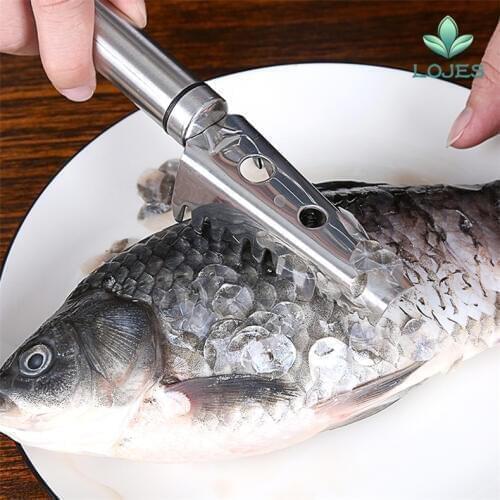 Creative Multipurpose Home Kitchen Garden Cooking Tool Clean Convenient Scraping Scale Kill Fish With Knife Machine