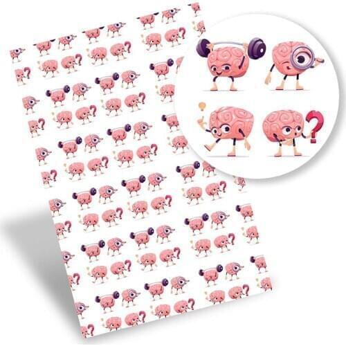 Faux Leather Sheets Basketball Synthetic Leather Printed Vinyl Fabric Bows Making Material DIY Handbags 22*30cm/A4 0.8mm 1pc