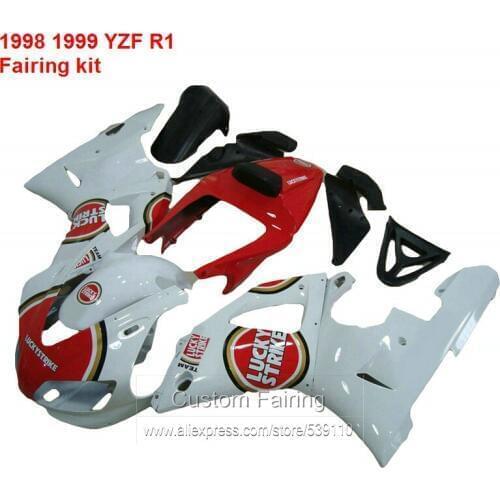 Lucky Fairings For YAMAHA YZF R1 1998 1999 model 98 99 ( Red Lucky decal ) yzfr1 Top-selling Abs Fairing kit CN36