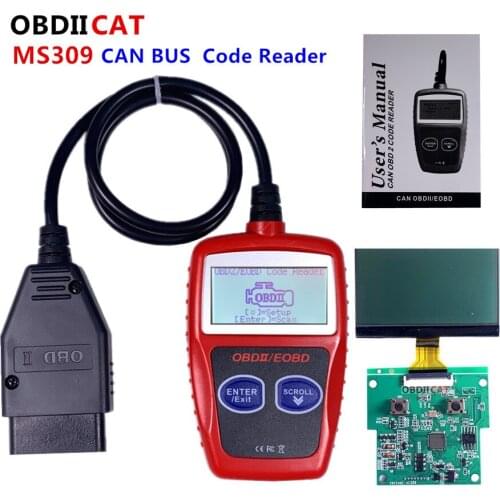 MaxiScan MS309 CAN BUS OBD2 Car Code Reader EOBD OBD II Diagnostic Tool MS 309 car Code Scanner With Multi-languages