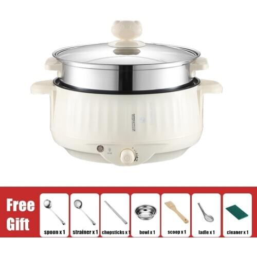 NEW Multi-Function Electric Cooker Non-stick Multicooker Electric Cooker For Travel School Home Free Gift 400W-1000W 1.7L-3.7L