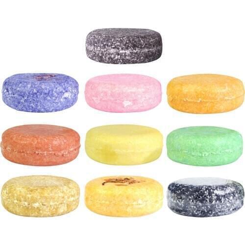 Handmade 60g Natural Solid Shampoo Bar Soap Anti-Dandruff Eco-Friendly