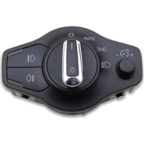 OEM Chrome AUTO Headlight Fog Light Switch Control For Audi Q5 A5 S5 Coupe Sportback A4 S4 Avant B8 8K0 941 531 AS