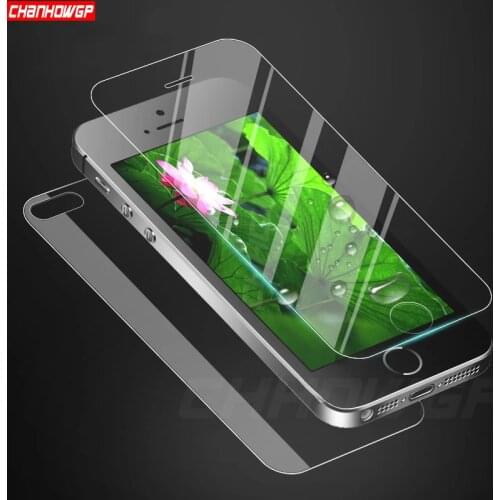 Front and Back 2X Tempered Glass for iPhone X XS 8 7 6 6S Plus Screen Protector For iPhone 4 4S 5 5s SE Protective Glass Film