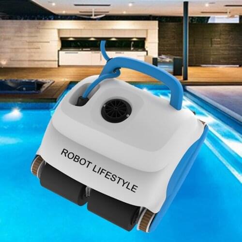 Robotic pool cleaner ith 15m cable,swimming pool robot vacuum cleaner,pool cleaning equipment with caddy cart and CE ROHS SGS