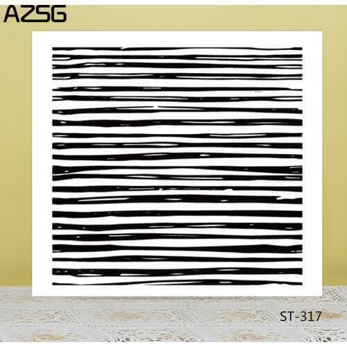 AZSG Tyres imprint Lines Clear Stamps/Seals For DIY Scrapbooking/Card Making/Album Decorative Silicone Stamp Crafts