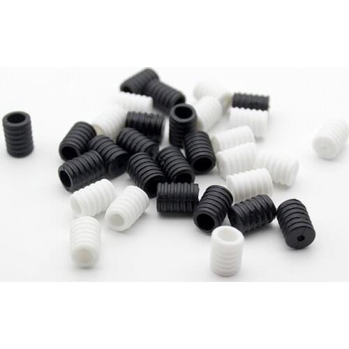 Silicone Adjustable Beads Anti-slip Buckle Flat Mask Elastic Band Rubber Rope Flat Spiral Cap Stopper Ear Cord Drawstring Button
